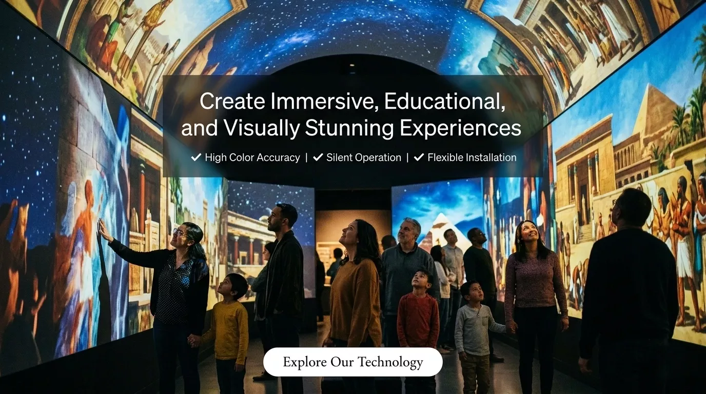 Laser Projector for immersive projection